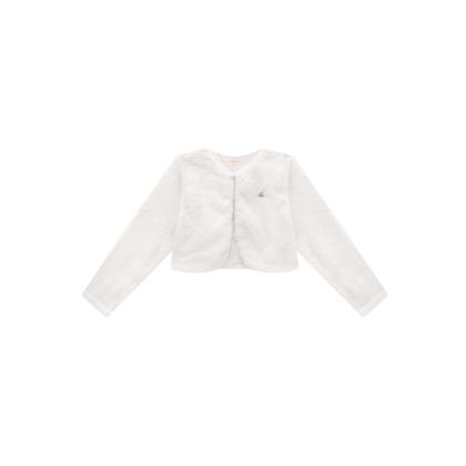 Imagem de Casaco Infantil Menina Carneirinho Off White Nina Go