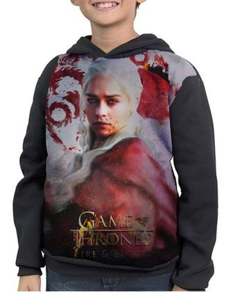Imagem de Casaco Moletom Infantil Fire And Blood Game Of Thrones