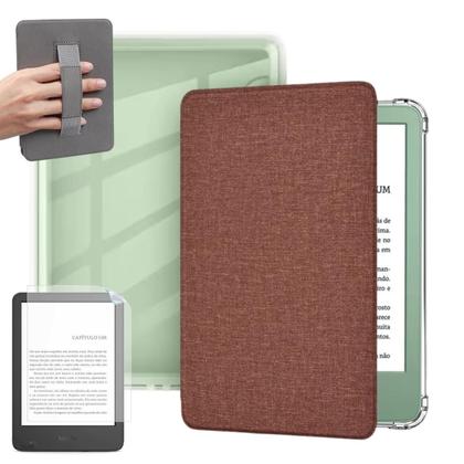 Imagem de Case C Alça Acrílico Para Kindle 12 Rs23Cv + Película Fosca