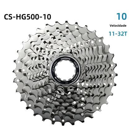 Imagem de Cassete Shimano Deore Hyperglide 10 Velocidades 12-36T (CS-HG500) - MTB e Road