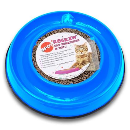 Imagem de Cat Scratcher Toy SPOT Rockin' LED Ball 13 cm Pad Catnip