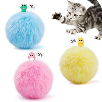 Imagem de Cat Toys Potaroma Chirping Balls com SilverVine Catnip, pacote com 3