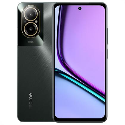 Imagem de Celular Realme C67 256GB 8GB RAM Preto 4G com sensor geomagnético slot triplo EIS 720p 30 fps lente selfie f/2.05 e carregamento rápido 33 W