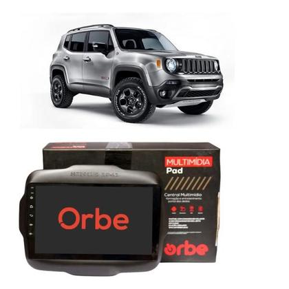 Imagem de Central Multimidia Carpad Orbe Renegade PCD Com Câmera de Ré