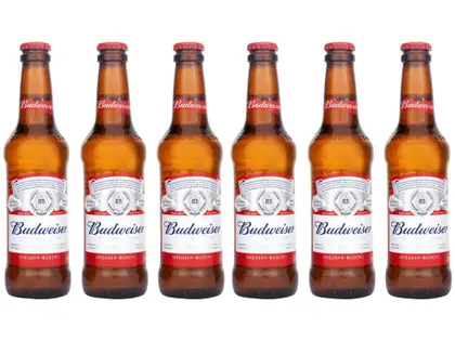 Imagem de Cerveja Budweiser Lager 6 Unidades - 330ml