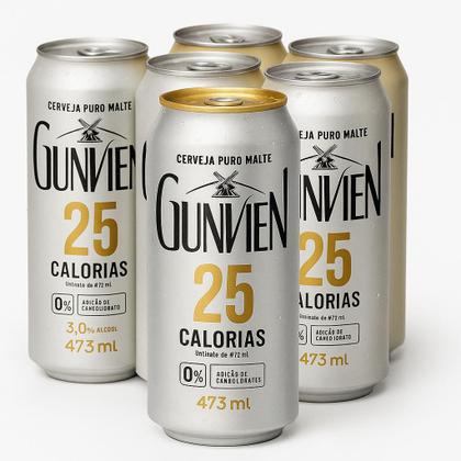 Imagem de Cerveja Pilsen Zero Açúcar Low Carb 12 Un. Latão 473ml 3alc