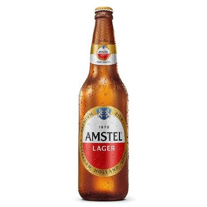 Imagem de Cerveja Puro Malte Amstel Garrafa 600Ml - 2 unidades