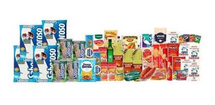 Imagem de Cesta Básica Alimentos (45 Itens) Com Carne E Linguiças