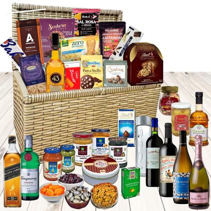 Imagem de Cesta De Natal Premium Versalles com 35 Itens Natal 2025