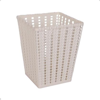 Imagem de Cesta Plástica Telada Versátil Organizadora Para Armazenar Objetos Lápis Maquiagem1Un