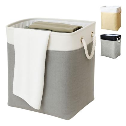 Imagem de Cesto de Roupa Suja 50 Litros Organizador Banheiro Lavanderia com alças multiuso KONTUZ HOME