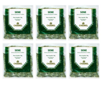 Imagem de Chá Sene Natural Kit 6 Pacotes Chamel