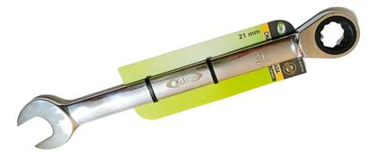 Imagem de Chave Aperto Catraca 21mm Combinada Boca Estrela Aço Cromo