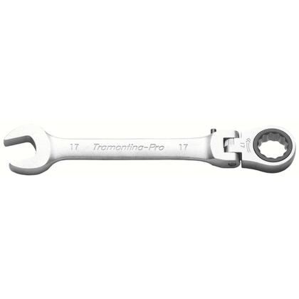 Imagem de Chave combinada com catraca cabeça flexível 17 mm