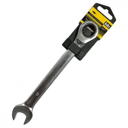Imagem de Chave Combinada Eda Catracada Fixa Cromo Vanadio 17Mm - 9Vz
