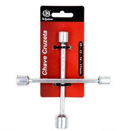 Imagem de Chave Cruzeta 10 - 12 - 14 - 17 mm. Tipo Ninja - SQ