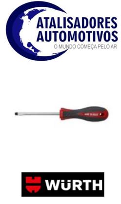 Imagem de Chave de Fenda Cromo Vanadio 1/8 x 2"-3 x50mm- Wurth