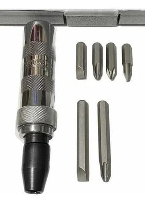 Imagem de Chave De Impacto Manual Reforçada Com Bits E Estojo