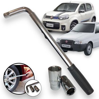 Chave De Roda L Extensível Telescópica Fiat Uno Todos - Tech One