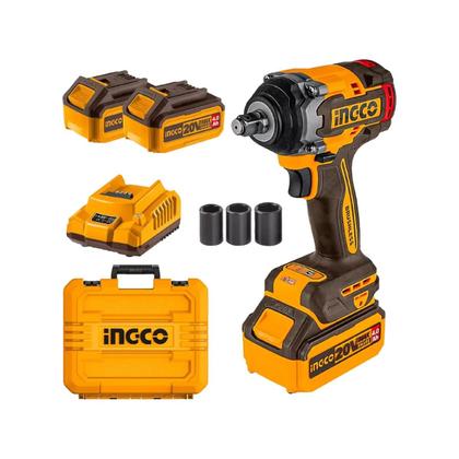 Imagem de Chave Impacto 20V Bateria Encaixe Quadrado INGCO