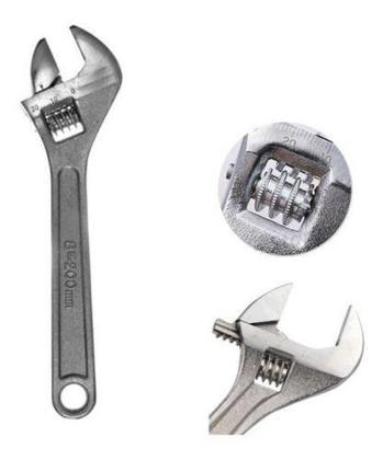 Imagem de Chave Inglesa Ajustável 8 Polegadas Reforçada Com Regulagem - Bogu Store