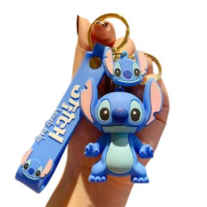 Imagem de Chaveiro 3D Colecionáveis Personagem Stitch Lillo Original