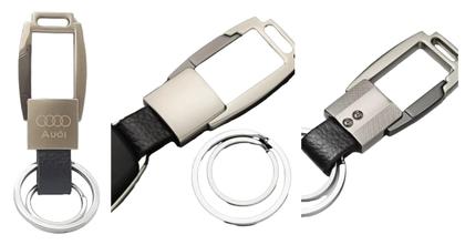 Imagem de Chaveiro Audi Modelo F Para V8 Q2 Q3 Q5 A2 A4 A6 R8 Rs6 - F