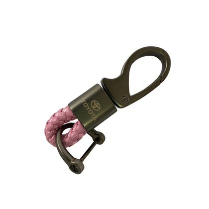 Imagem de Chaveiro Carro Metal c/ detalhe Couro Genuíno Toyota Corolla