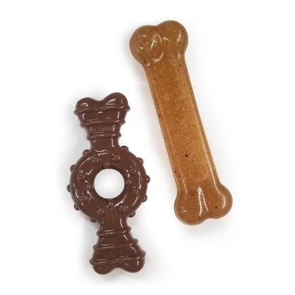 Imagem de Chew Toy Nylabone Puppy Twin Pack Teething G-Small/Petite