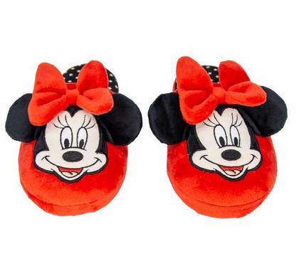 Imagem de Chinelo de Quarto Super Confortáveis Minnie Risonha Original