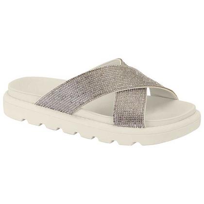 Imagem de Chinelo Feminino Flatform Cristal Branco Off Vizzano 6459.122