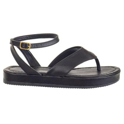 Imagem de Chinelo Flatform Amarraçao Fivela Ajustavel Feminina Moda