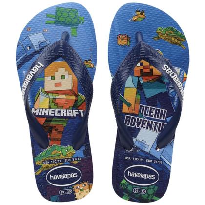 Imagem de Chinelo Havaianas Minecraft Infantil Menino, Legítimas