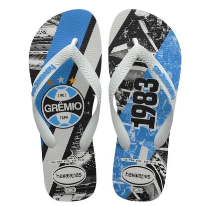 Imagem de Chinelo Havaianas Top Times Grêmio Branco 4148416