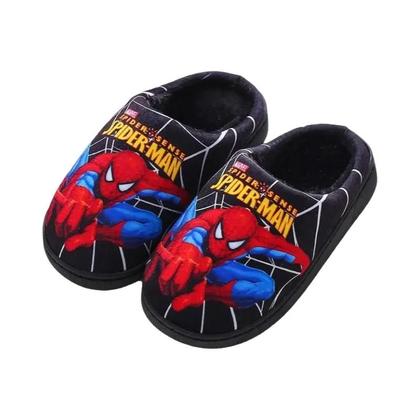 Imagem de Chinelo Infantil de Algodão Homem-Aranha - Quentinho para Outono/Inverno