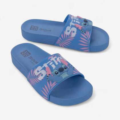 Imagem de Chinelo Slide Zaxy Disney Stitch Azul