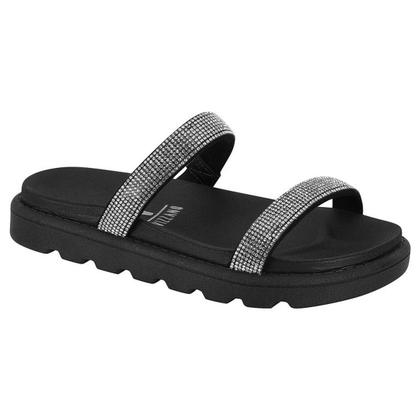 Imagem de Chinelo Tamanco Flat Vizzano Napa Strass 6459.110