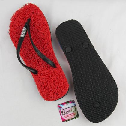 Imagem de chinelos Apaju, 10 pares  capacho com borracha SBR 100% ortopédico e anti stress.