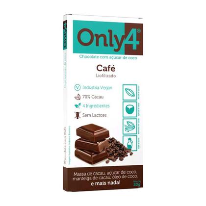 Imagem de Chocolate Vegano Com Café Only 4- 20g