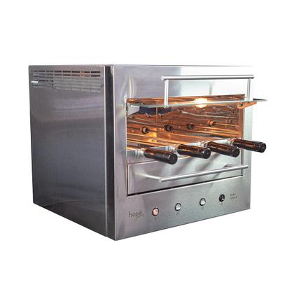 Imagem de Churrasqueira Assador Gourmet Elétrica Rotativa de Bancada Aço Inox Bake Smart 04 127V - Hope