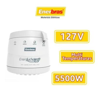 Imagem de Chuveiro Enerducha Up 4 Temperaturas Branco 110v 5500w