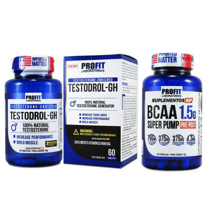 Imagem de CICLO TESTO ZMA PRO GH kit + SUPER PUMP BCAA 120 caps