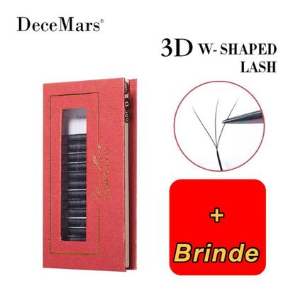 Imagem de Cilios Decemars Fio 3d W Volume Egipcio Extensao De Cilios