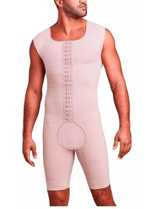 Imagem de Cinta Pós-Cirúrgica Plié 050343 Masculina Compression Macaquinho Poliamida T. P/GG