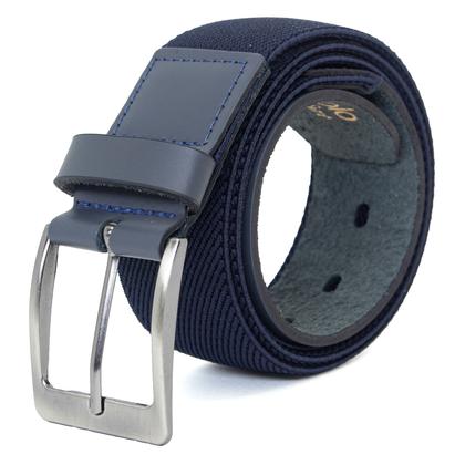 Imagem de Cinto Masculino Fasolo Casual Largo Elástico Couro Legítimo Comfort