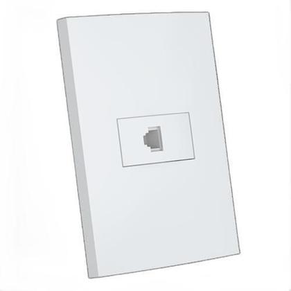 Imagem de Cj Entrada Rj11 ( Telefone ) Horizontal 4X2 - Enerbras Dubai