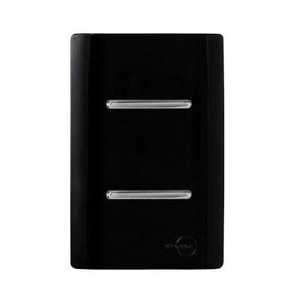 Imagem de Cj Int. Duplo Simples 4X2 - Novara Preto Brilhante Cromado