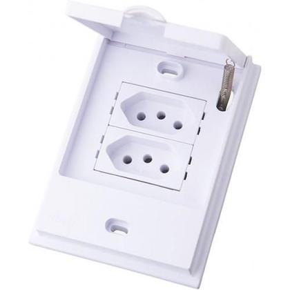 Imagem de Cj Tomada Dupla 20A - Blux B.L'Acqua Branco