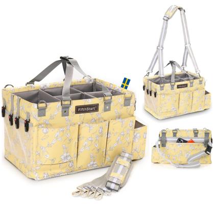 Imagem de Cleaning Caddy FifthStart Multiuso Amarelo Floral 38x25x20 cm