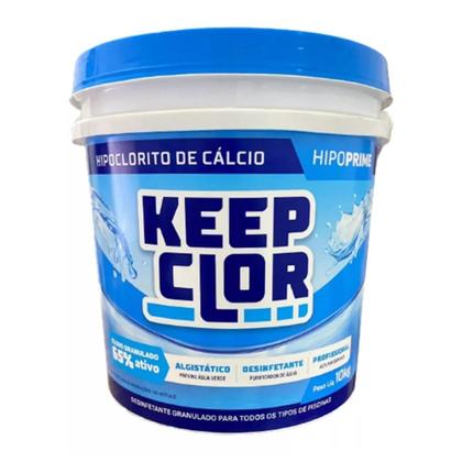 Imagem de Cloro Para Piscina Concentrado 65% Balde 10kg Keep Clor